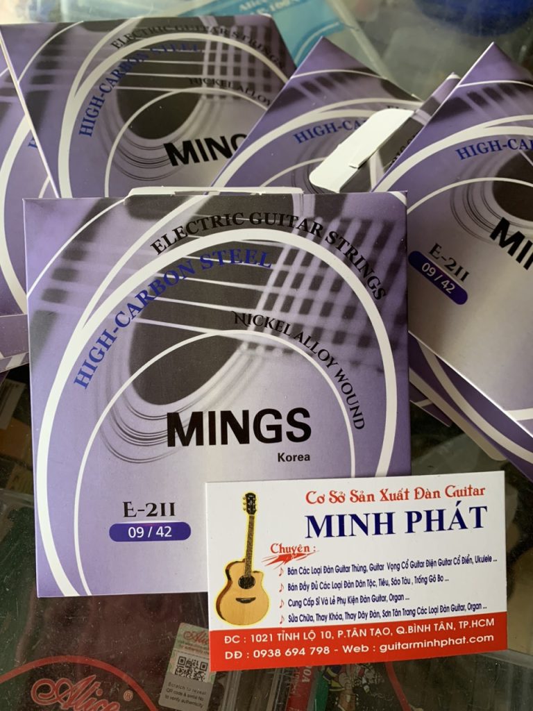 Dây Đàn Guitar Điện Mings E-211 - Chính hãng.