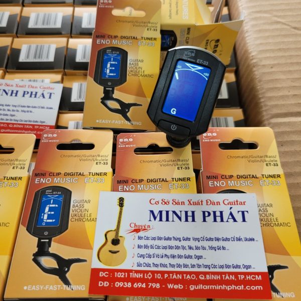 Máy Lên Dây Đàn Guitar Tuner ET-33 Chính Hãng ENO MUSIC