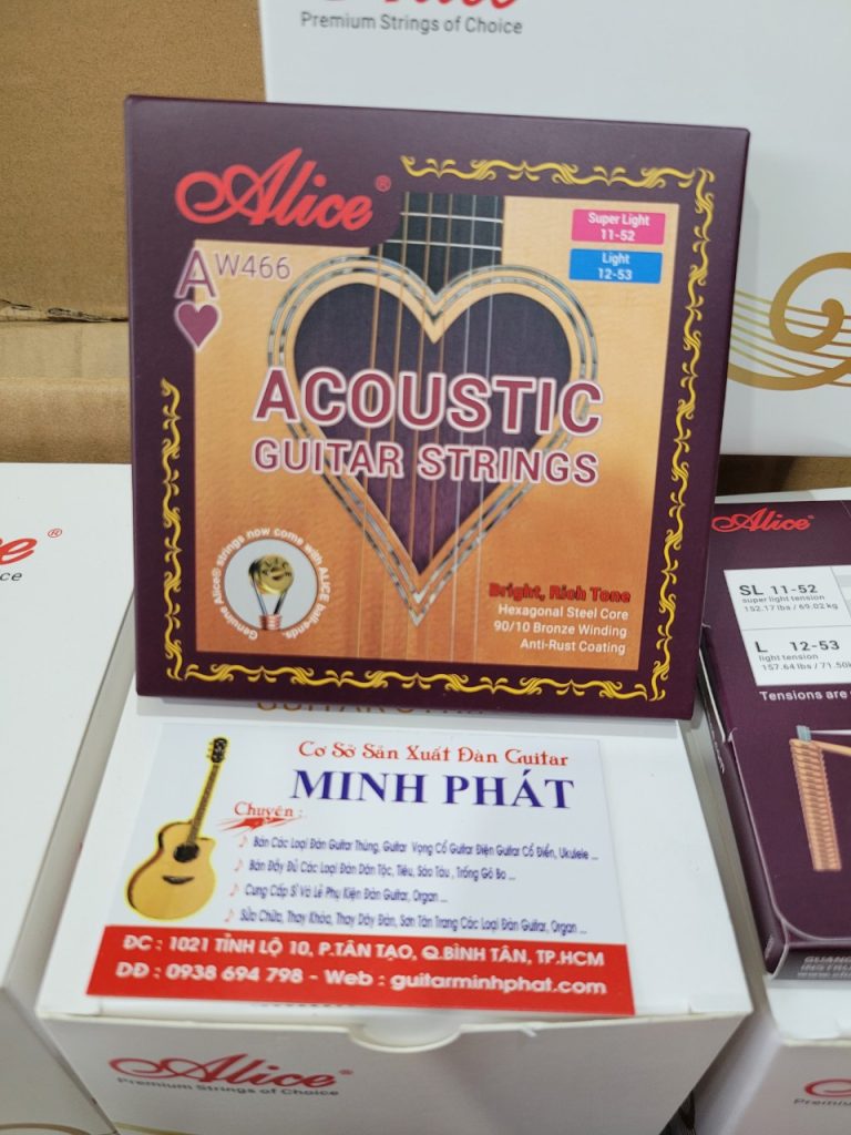 Dây đàn guitar Acoustic Alice AW466 Chính Hãng 5 day dan guitar acoustic alice aw466 chinh hang mau moi 3