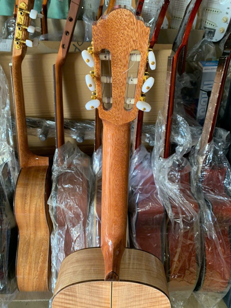 Cần đàn guitar classic gỗ còng có ty chống cong cần