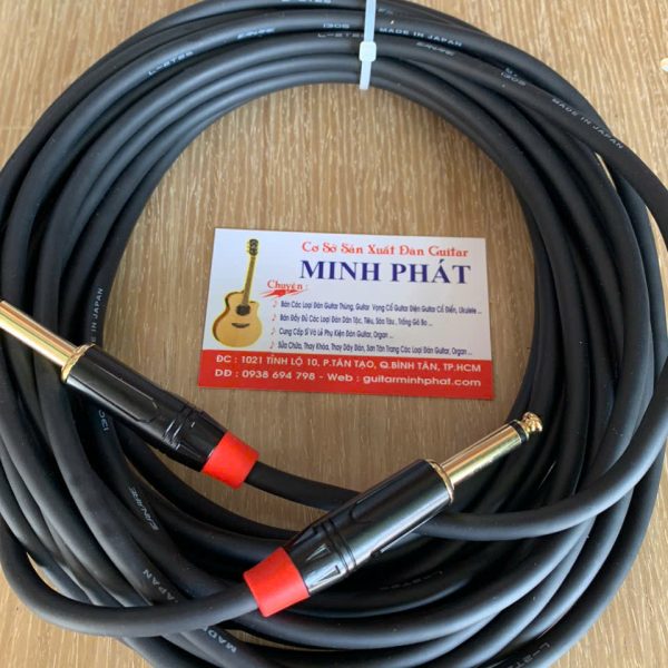 Dây Jack Guitar 6 Ly Kết Nối Amply Loa - Chống Noise Khử Hú (3m/5m/6m/8m/10m)