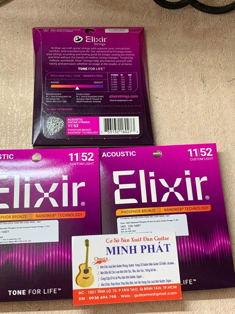 Dây Đàn Guitar Acoustic Elixir Chính Hãng TPHCM - Mẫu Mới Nhất 4 Dây Đàn Guitar Acoustic Elixir Chính Hãng TPHCM - Mẫu Mới Nhất