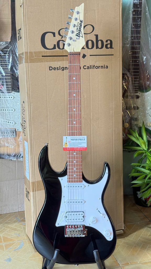Đàn Guitar Điện Ibanez GRX40 Chính Hãng – Lựa Chọn Cho Người Mới Học 6 Kiểu dáng RG huyền thoại thon gọn: Được lấy cảm hứng từ dòng RG biểu tượng của nhà Ibanez
