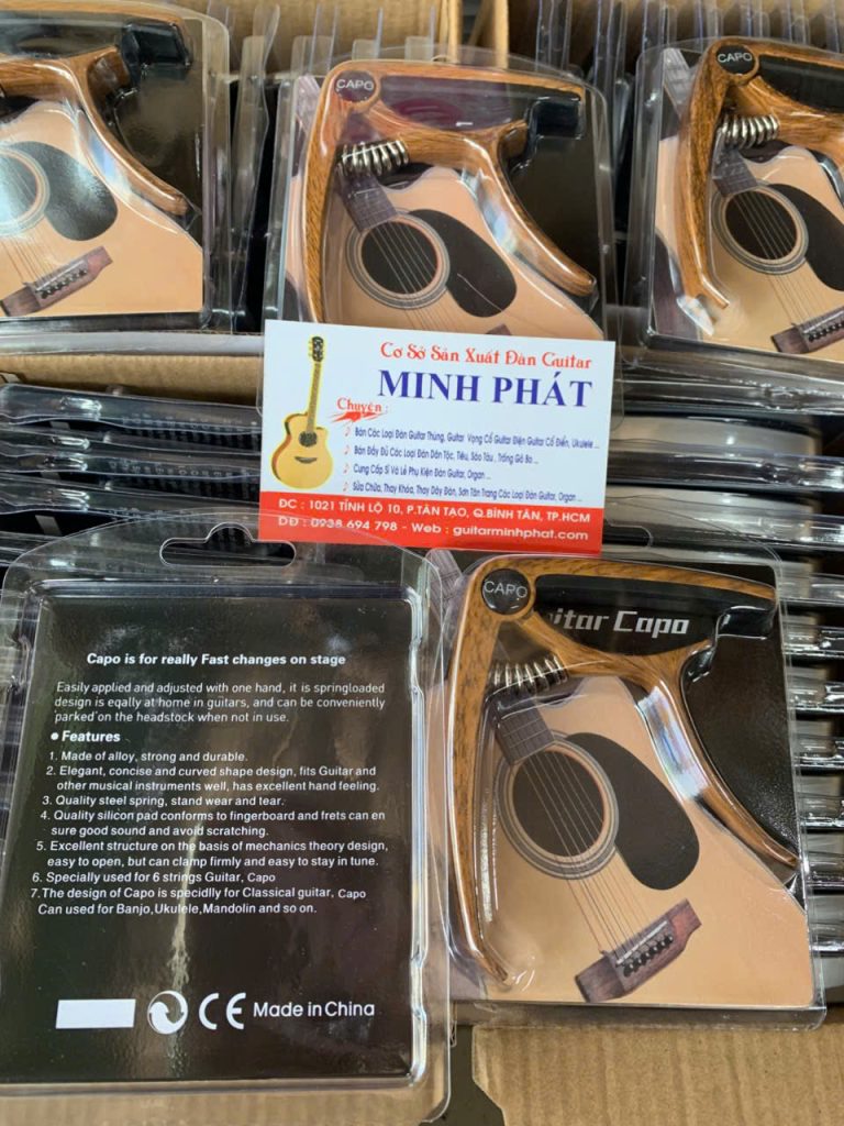 CAPO đa năng này có thể dùng cho đàn guitar acoustic và guitar classic, đàn guitar điện đều được!
