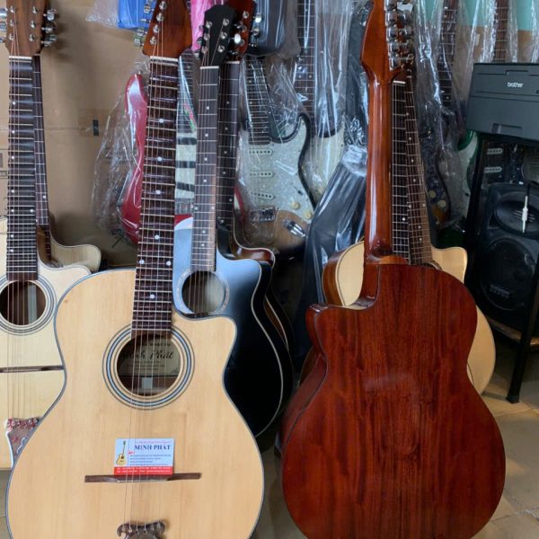 Đàn guitar phím lõm gỗ hồng đào giá rẻ