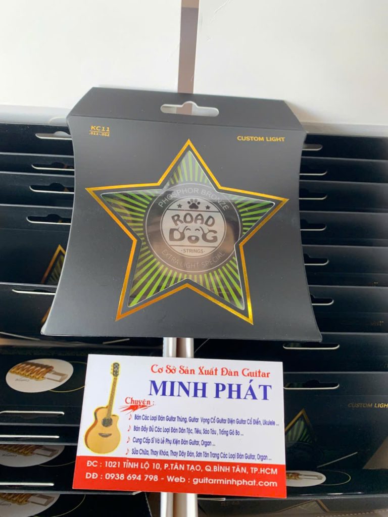 Dây Đàn Guitar Acoustic Road Dog KC11 Extra Light 5 Dây đàn guitar của Road Dog KC11 Custom Extra Light Special Phosphor Bronze được phủ một lớp Phosphor Bronze chống oxy hóa cực kỳ mỏng