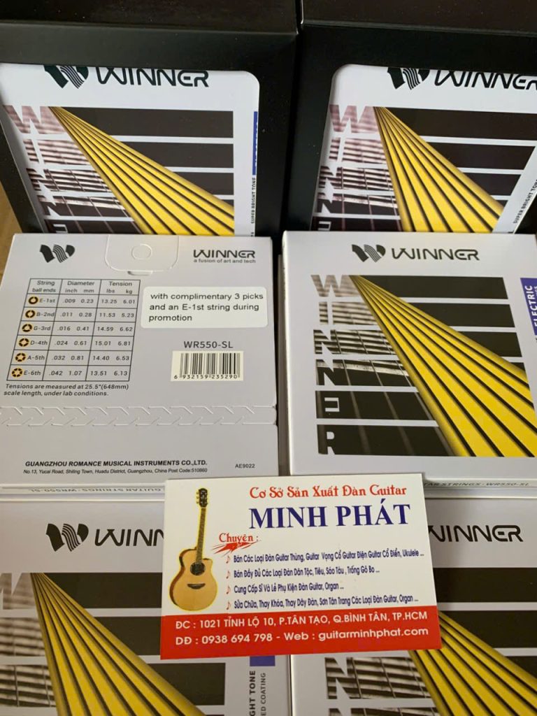 Hình ảnh chi tiết bộ dây guitar điện Winner WR550-SL