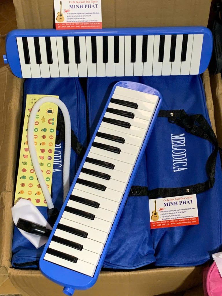 Kèn phím melodica 32 phím cho học sinh chất liệu nhựa ABS cao cấp chất lượng, thổi nhe.