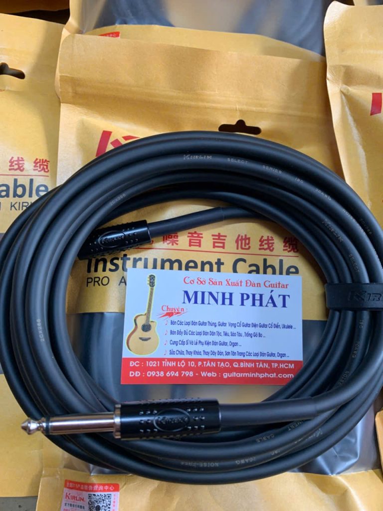 Dây Jack cable KirLin 6m , 10m là phụ kiện không thể thiếu cho người chơi nhạc cụ.